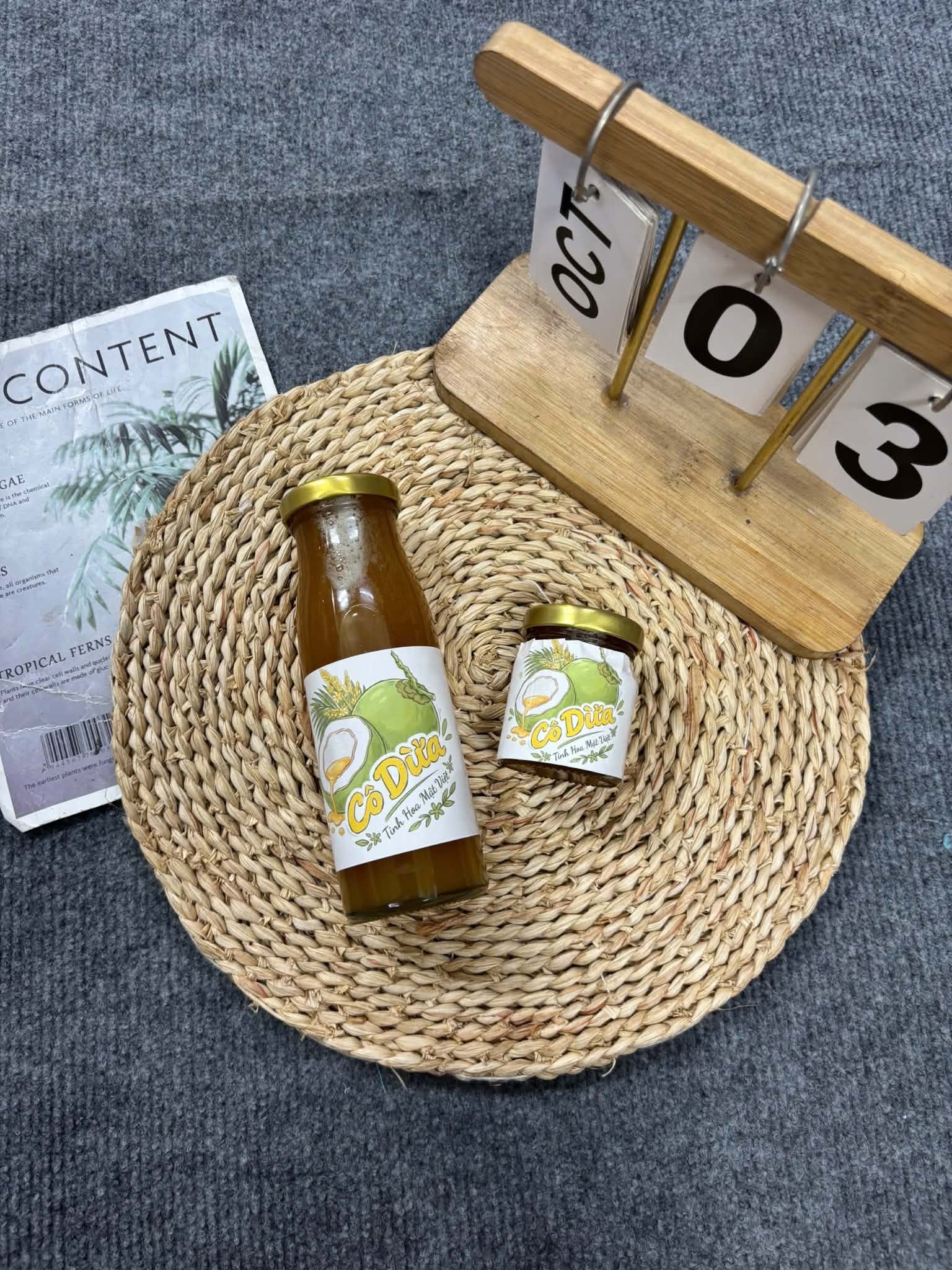 Chai mật hoa dừa Cô Dừa